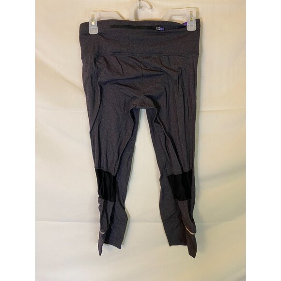 ATHLETA WOMENS SIZE SMALL WORKOUT ATHLETIC PANTS GRAY CAPRI CROPPED S Leggings - Picture 2 of 2
